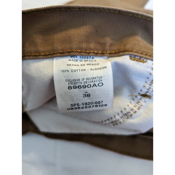 RUSTLER Brown Carpenter Shorts Men's 38 Work Wear Summer - Picture 9 of 9